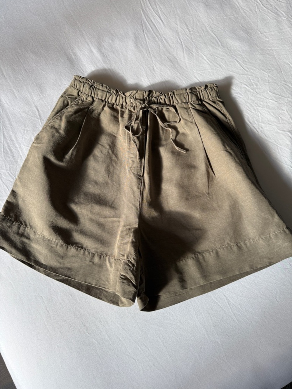 H&M Linen-Blend Pull-on Shorts